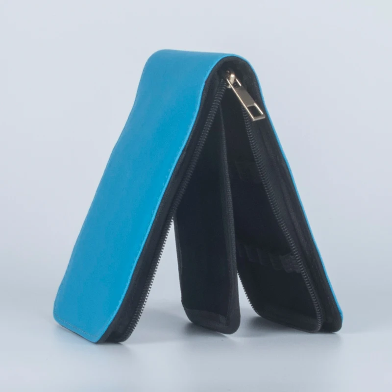 

New Arrival Top Quality Color Sky blue Pen Pen Roller Pencil Case Holder Suitable for Office Student Stationery