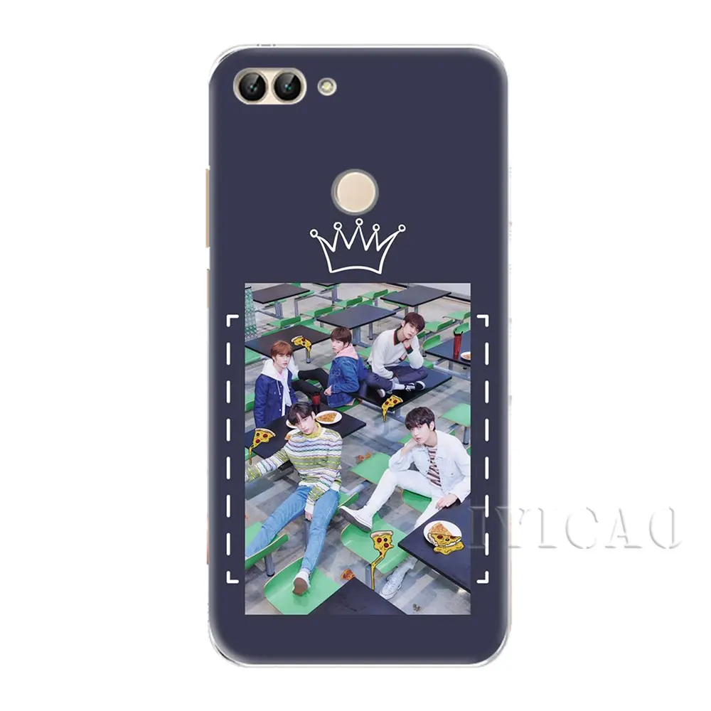 IYICAO TXT жесткий чехол для Huawei P8 P9 P10 P20 P30 Lite 2015 2016 2017 Plus Pro P Smart 2019