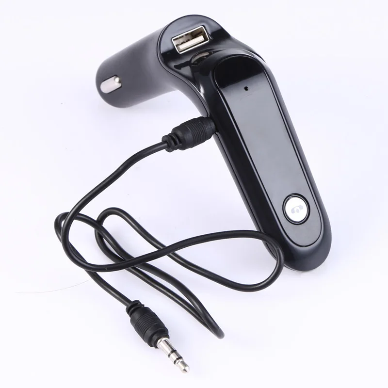 Car MP3 Player Car Cigarette Lighter Handsfree FM Transmitter Charger Handsfree Car Kit Wireless Bluetooth AUX Modulator USB