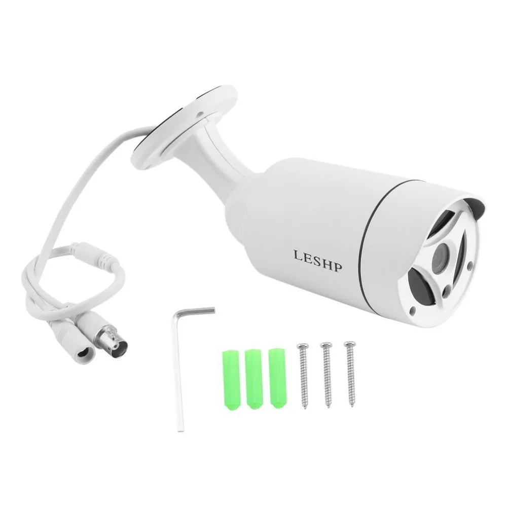 

Newest 1080P Infrared Color AHDA Indoor Outdoor Waterproof Camera Security Guard Home Monitor System White UK Plug
