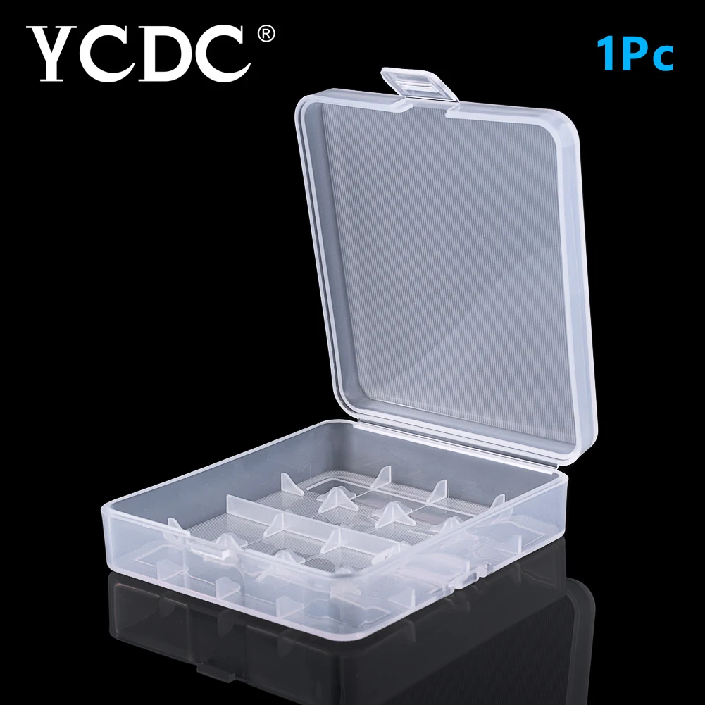 YCDC 18650 Коробка для хранения литиевой батареи Жесткая Сумка аккумуляторных
