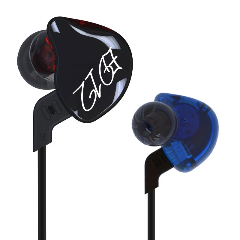 KZ ED12 Custom Style Earphone Detachable Cable In Ear Audio HiFi Bass Music Sports Earbuds Stereo headset 3 5MM gold plated