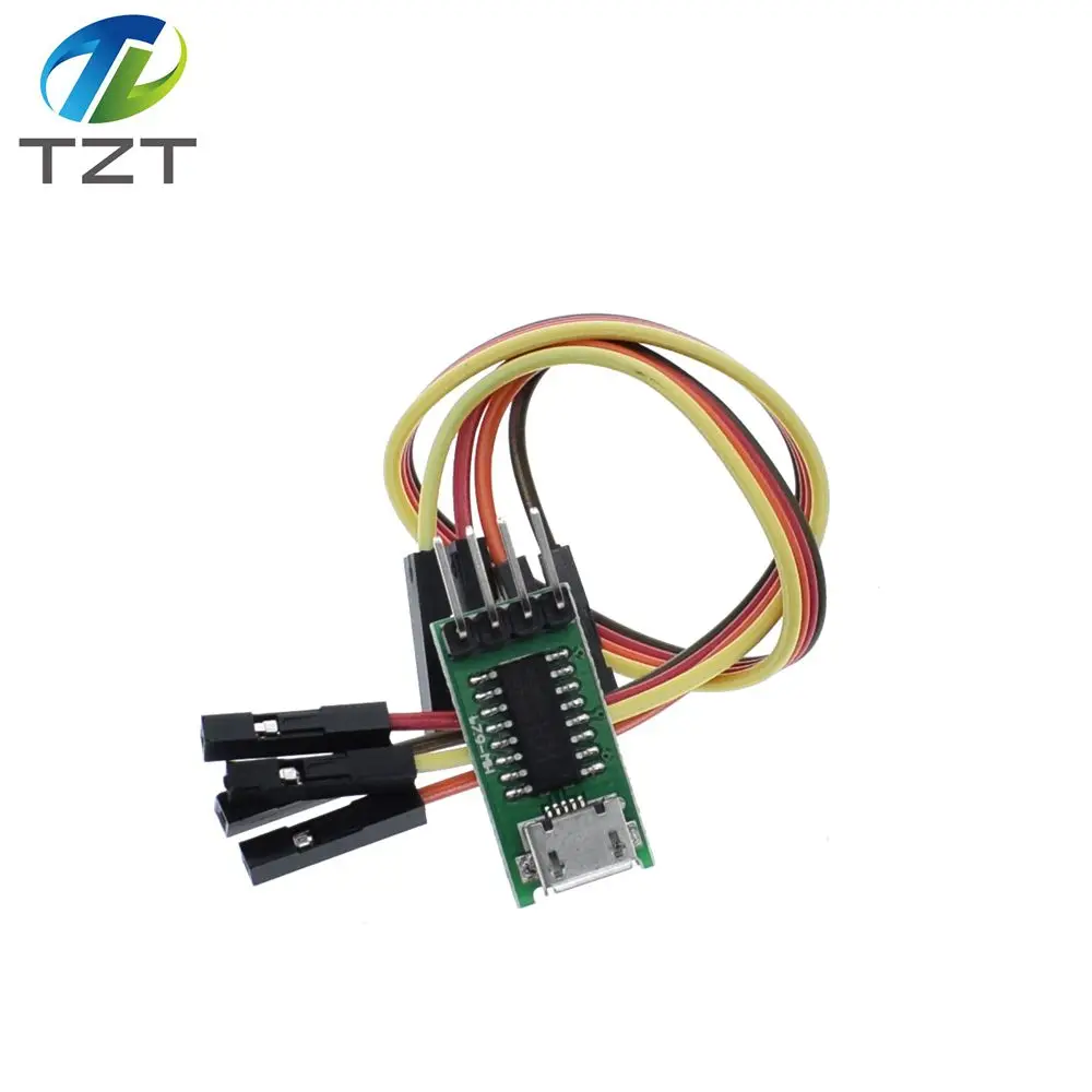 

TZT CH340C Micro USB to TTL Serial Port ISP Download Module 5V/3.3V 500ma Replace CP2102 CH340G CH340T For STM32 51 For Arduino