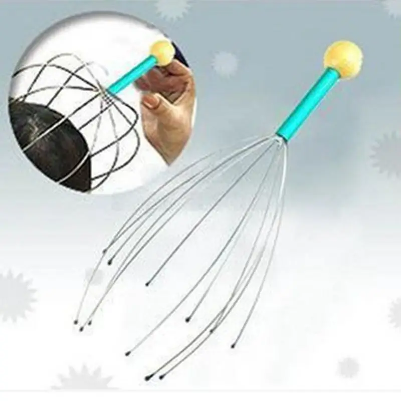 Head massage device scalp instrument body Octopus to relax the brain claw | Дом и сад