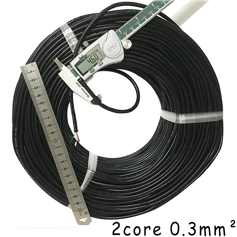 Cabos de Cobre Macio do Silicone do Multi-núcleo do Fio Resistente ao Frio do Cabo da Isolação do Silicone do Núcleo 20awg do Fio Núcleo de 100m Encalhados Flexíveis Dhl de 100m 2 3 fio macio do silicone do multi-núcleo do