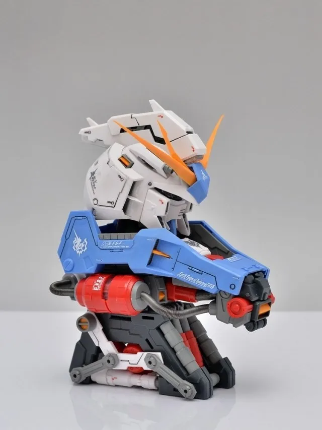 Comic Club сборка Gundam Модель 1:35 RX-93 hi V Gundam голова бюст подарок оранжевый внешняя игрушка в доспехах подарок фигурка
