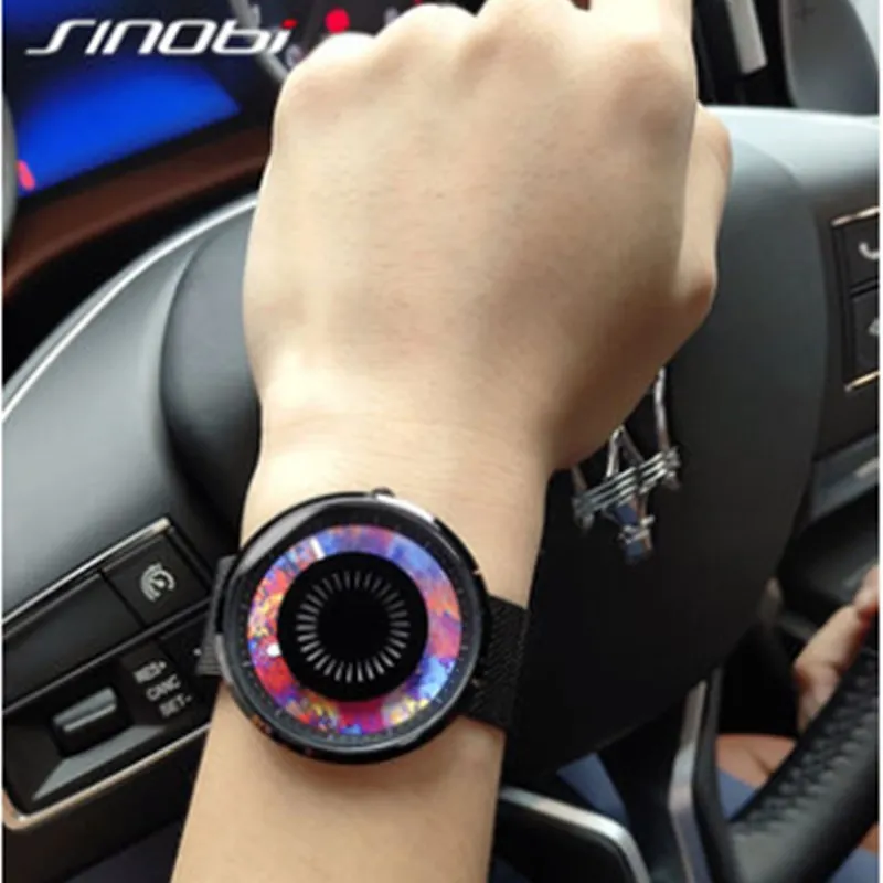 New Creative Brand Design Men Watch SINOBI Genuine Colorful Cool Waterproof Sports Watches Imported Quartz Men Watches Relogio