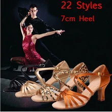 Скидка Popuplar высокое качество дешевые Туфли для латинских танцев для Для женщин/дамы/Обувь для девочек/Танго и Salsa