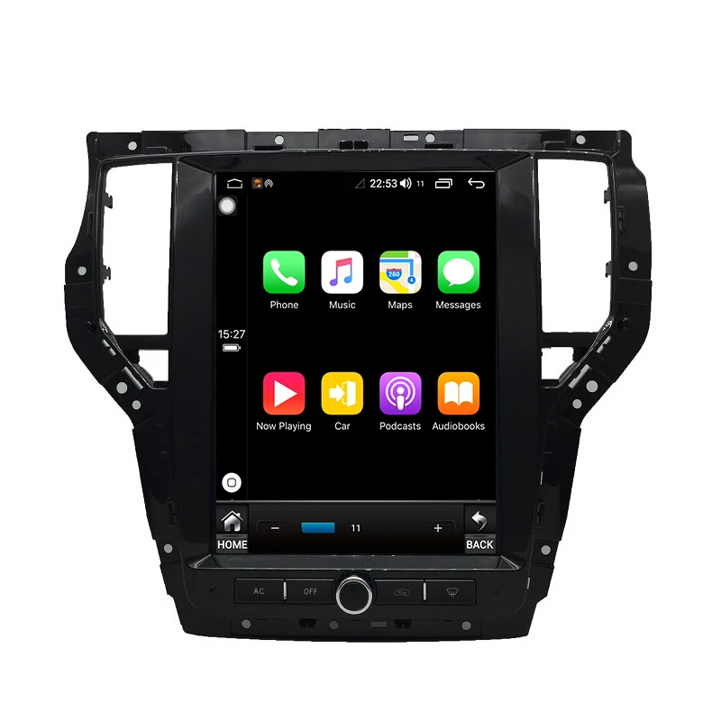 Sale RX5 Android 8.1 4+64G tesla 12.1 inch IPS Screen handsfree radio multimedia car for 2016-2018 MG/Roewe RX5 2