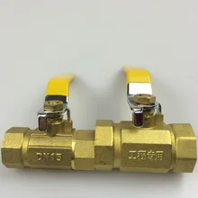 Полный Медный водопроводный клапан квадратный ПАТЕНТ шаровой клапан 4 точки 6 точек двойной провод шаровой клапан высокая температура