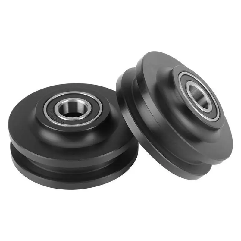 

Black Sliding Barn Door Pulley Wheel Roller Pulley for Closet Cabinet Window Hardware Accessories