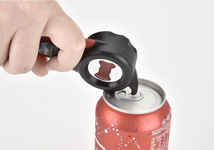 200pcs 5 in 1 Creative Multifunction Stainless Steel Can Opener Beer