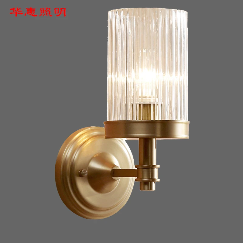  Retro RH K9 Crystal Shades G9 Wall Lamp American Bedside Sconce Lighting Fixtures Lustre Living Roo - 32889192403