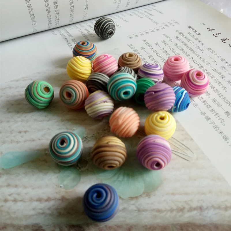 polymer clay beads