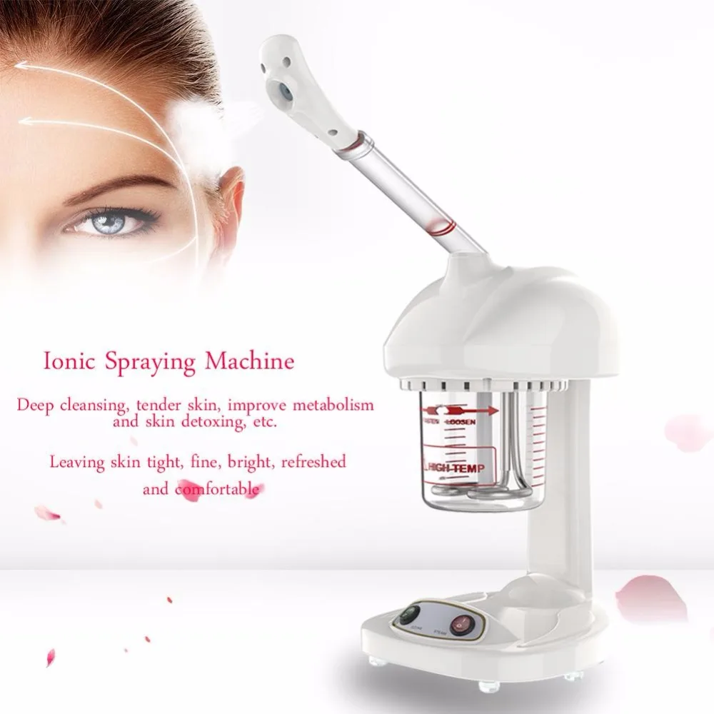 

Advanced Ionic Spraying Machine Facial Thermal Steamer Salon Home Spa Ozone Steaming Face Skin Lifting Whiten Beauty Instrument