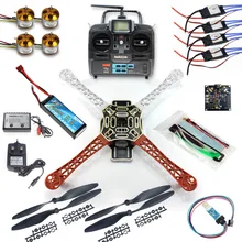 4 axle RC Multi QuadCopter Drone RTF ARF KK V2.3 Circuit board 1000KV Motor 30A ESC Lipo F450 Frame Kit 6ch TX RX F02192-A