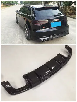 

For Audi A3 S3 RS3 Sportback 2014.2015.2016.2017 Carbon Fiber Rear Lip Spoiler Car Bumper Diffuser Auto Accessories