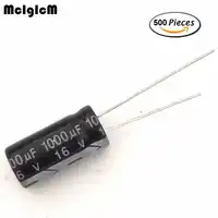 MCIGICM 500 stks 108 1000 uf 10 v 16 v 25 v Aluminium elektrolytische condensator 8*12 8*16 10*17 elektrolytische condensator 1000 uf
