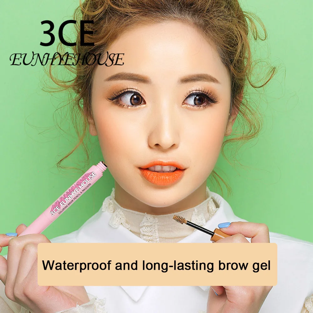 3CE Eunhye House карандаш для бровей с двойной головкой 2 в 1 водонепроницаемый макияж кисти для бровей инструменты для бровей Определитель для бровей Гель для бровей