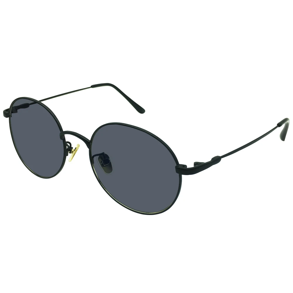 

Tinted Grey Polarized Distance Glasses Mens Womens Myopia -0.25 to -6 Shortsighted Prescription Black Retro Frames Spectacles