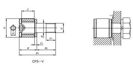 CFS3CFS4V CFS5V CFS6V Tajima запасные части для вышивальной машины-кулачок, кулачковый ролик CFS5V карманные кулачковые подшипники