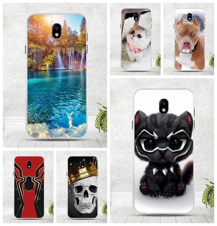 

Phone Capa For Samsung Galaxy J7 2017 J730F EU Version Case Soft TPU Silicone Cover For Samsung Galaxy J7 2017 Fundas Animal Bag