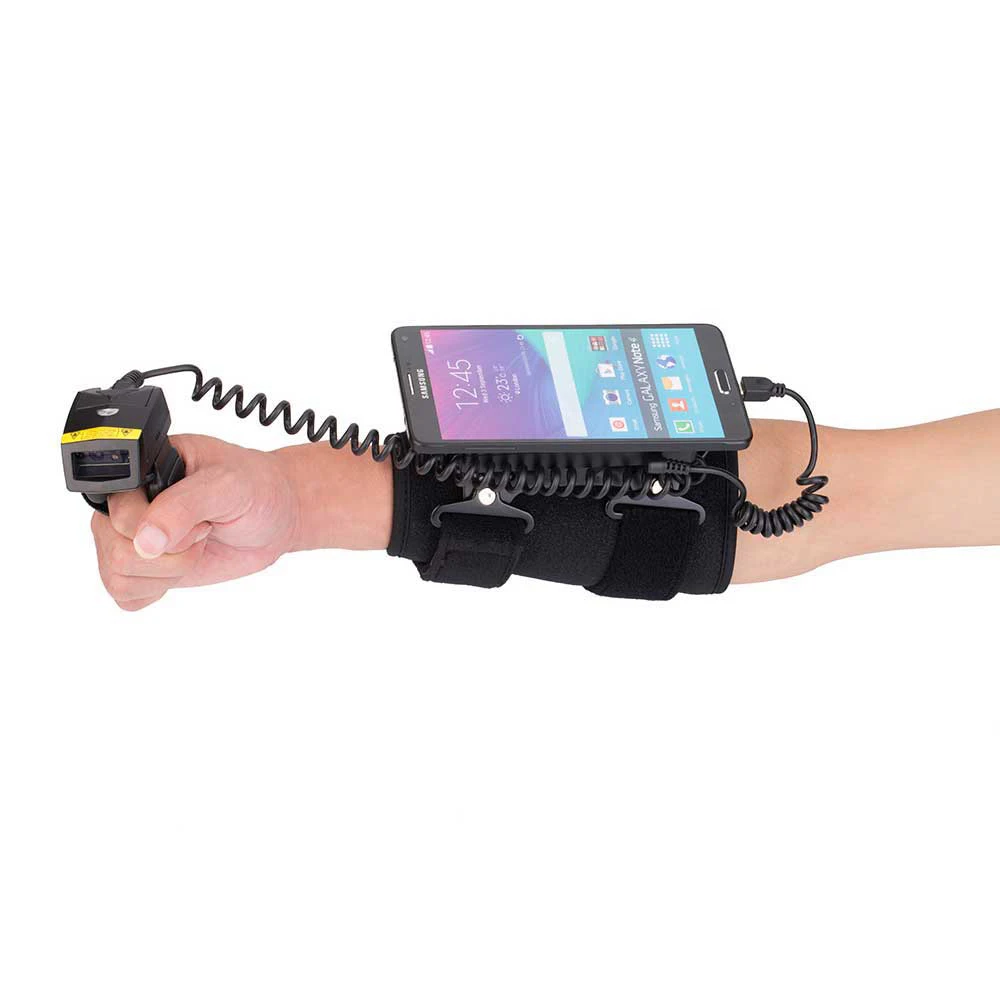 FS01 Barcode Reader 1D Bluetooth Laser Finger Barcode Scanner for Warehousing 