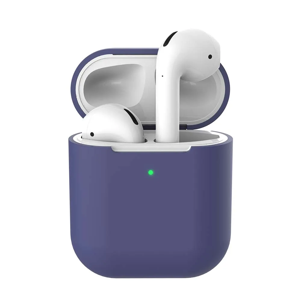 Bluetooth беспроводные наушники чехол для Apple AirPods 2nd ТПУ Силиконовые зарядки наушники Чехлы для Airpods 2 защитный чехол - Цвет: 13