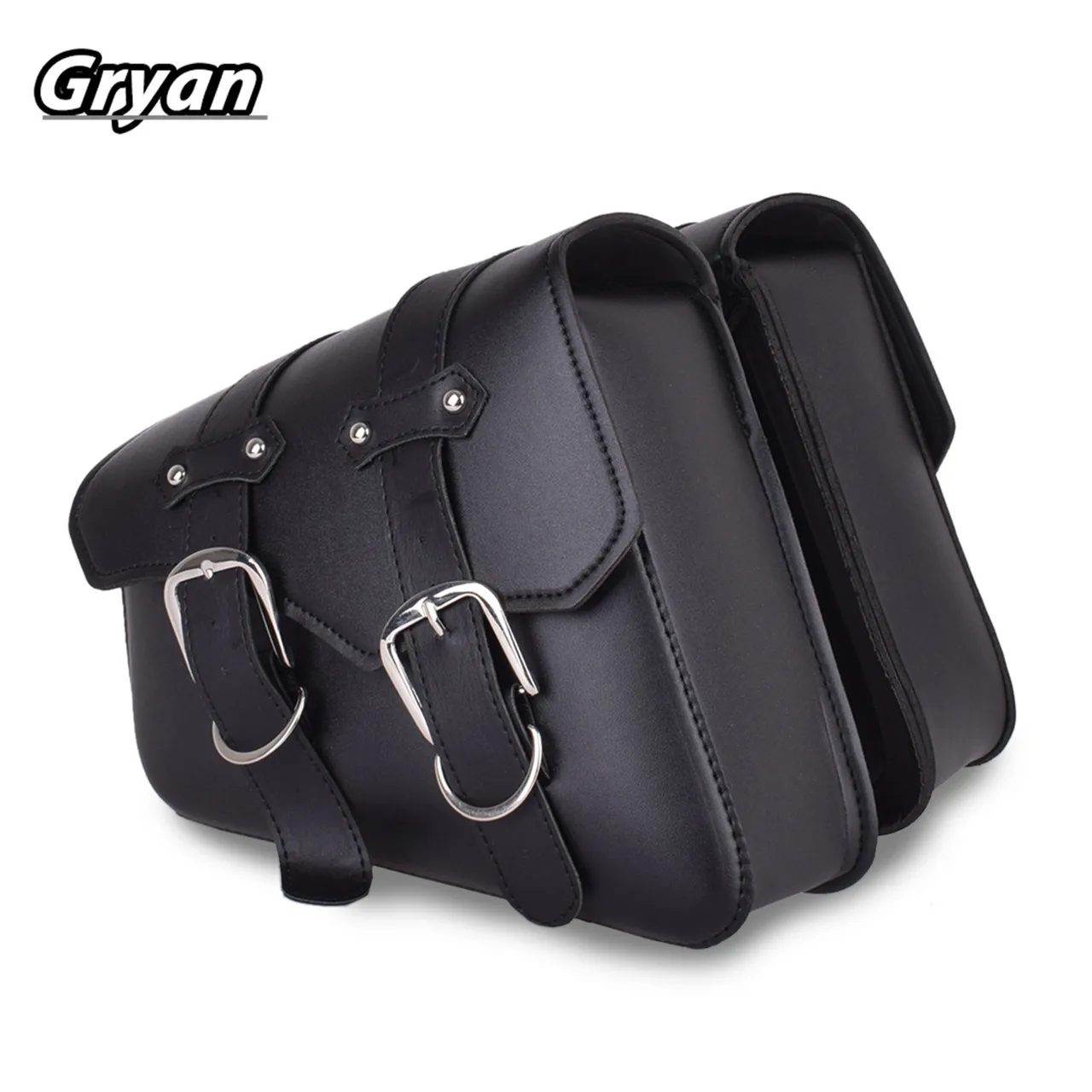 

29*11*25cm PU Leather Motorcycle bag For Sportster XL 883 1200 Case for Motorcycle Saddle Bags Motorbike Side Tool Bag Luggage