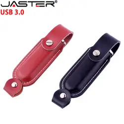 JASTER модные кожаные usb флешки меховые брелоки pendriver 8 ГБ 16 ГБ 32 ГБ Коммерческая карта памяти хороший подарок Бесплатная доставка