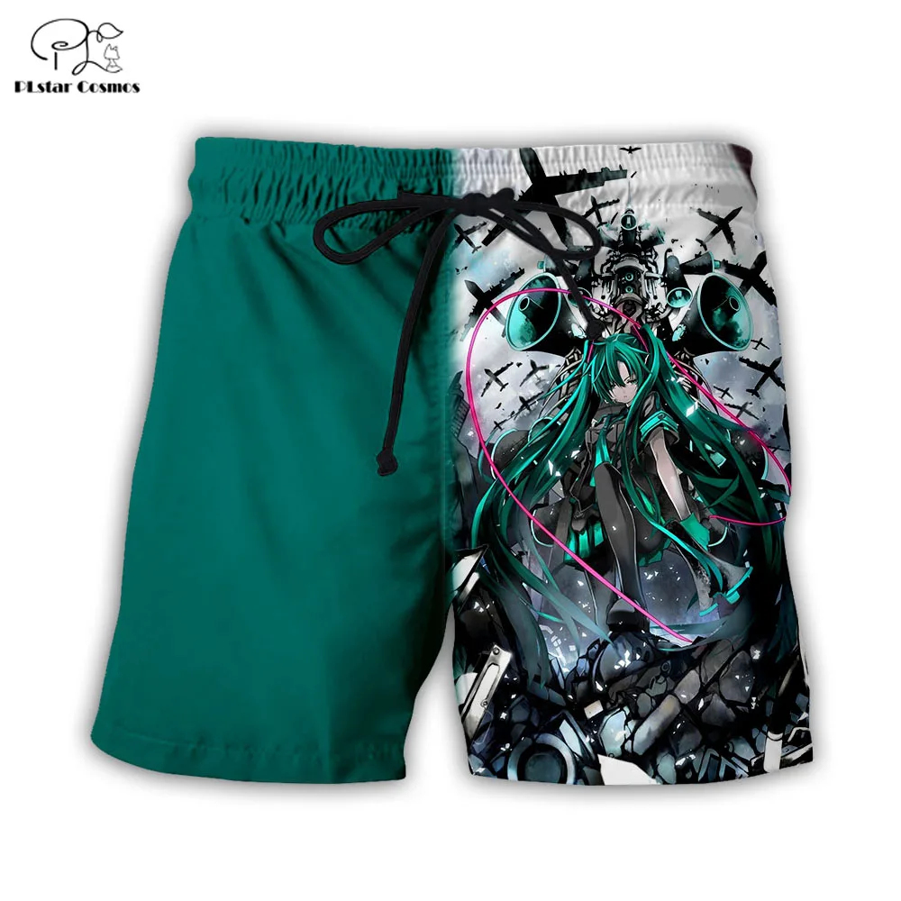 PLstar Cosmos Hatsune Miku 3d Printed Shorts for Men Women Summer Beach Shorts Cool Short Trousers Comfortable Streetwear Unisex PLstar Cosmos Hatsune Miku 3d Printed Shorts for Men Women Summer Beach Shorts Cool Short Trousers Comfortable Streetwear Unisex