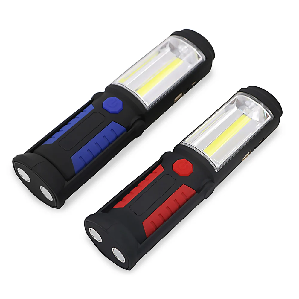 

Mini Portable LED Flashlight Multipurpose Outdoor Lighting Emergency Light With The Magnet Folding Hook Pocket Torch Handy Lamp