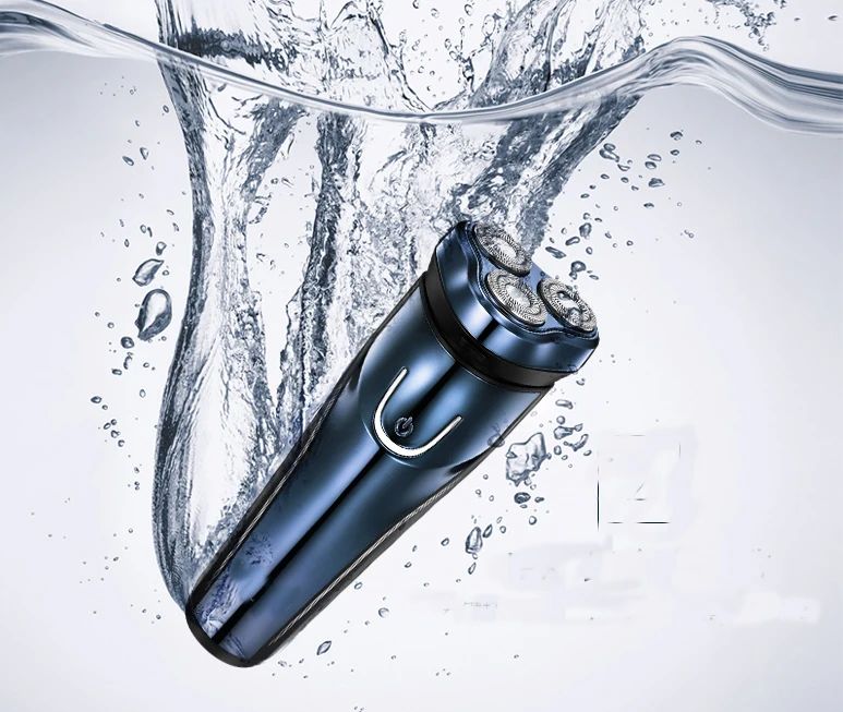 

Men Washable Rechargeable Electric Razor Shaving Shaver Automatic Knife Three Head Water Resistant Razor Face Care
