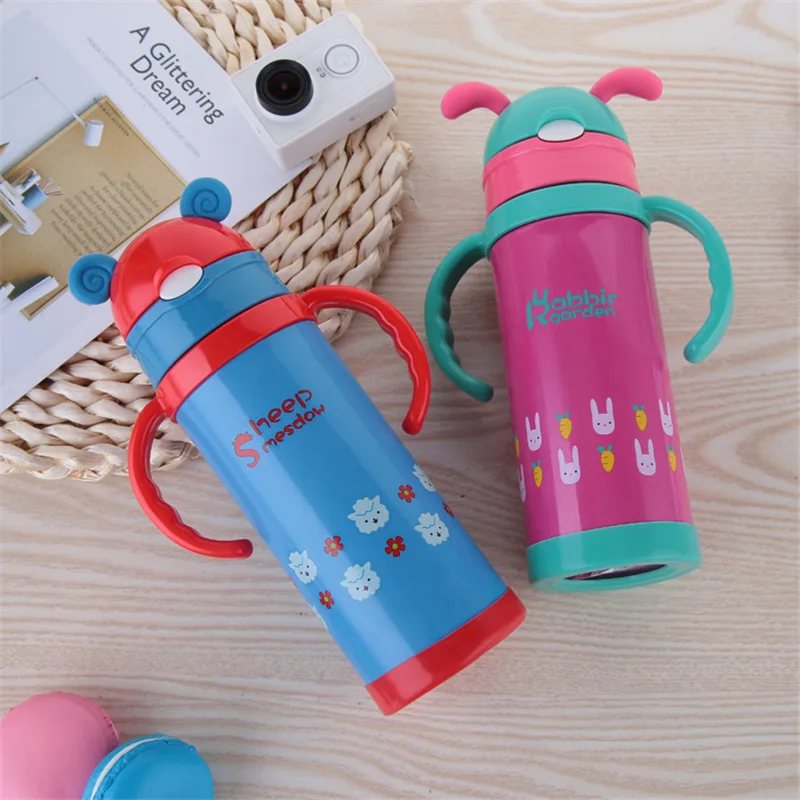 drinking flask with straw