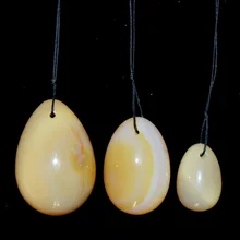 Natural Agate jade egg for Kegel Exercise 3pcs in one sets pelvic floor muscles vaginal exercise postpartum recovery yoni ben wa Natural Agate jade egg for Kegel Exercise 3pcs in one sets pelvic floor muscles vaginal exercise postpartum recovery yoni ben wa