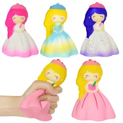 14 см прекрасное свадебное платье для девочек мягкие игрушки мягкие для сжатия игрушка замедлить рост стресса подарок Исцеление реквизит