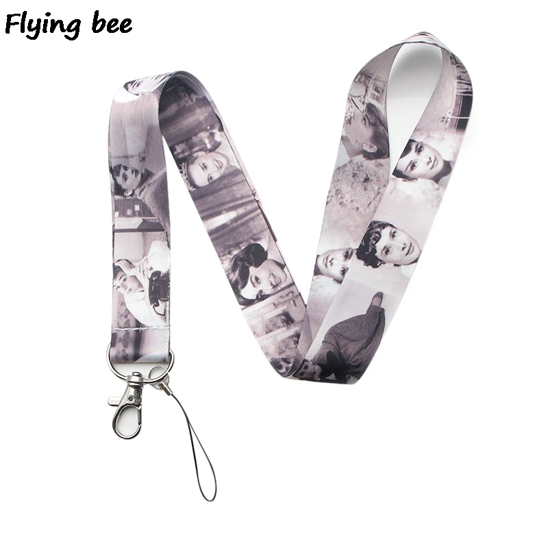 Flyingbee женский модный брелок ремешок значок ремешки мобильный телефон веревка для
