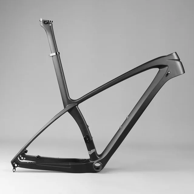 Best price at $350 Cheap 27.5ER Full Carbon Fiber 650B Mountain Bike Frames 15.5/17/18.5/20 inch Carbon MTB Frame 27.5 BB92 bicicleta Bicycle Parts 142mm