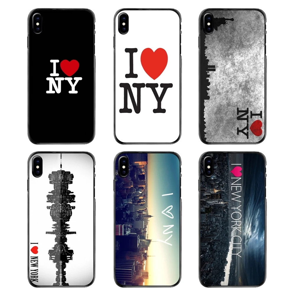 

I Heart NY City New York City Poster For LG G6 L90 V20 Nexus 5X 6P K10 Moto E E2 E3 G G2 G3 G4 G5 PLUS X2 Play Mobile Phone Case