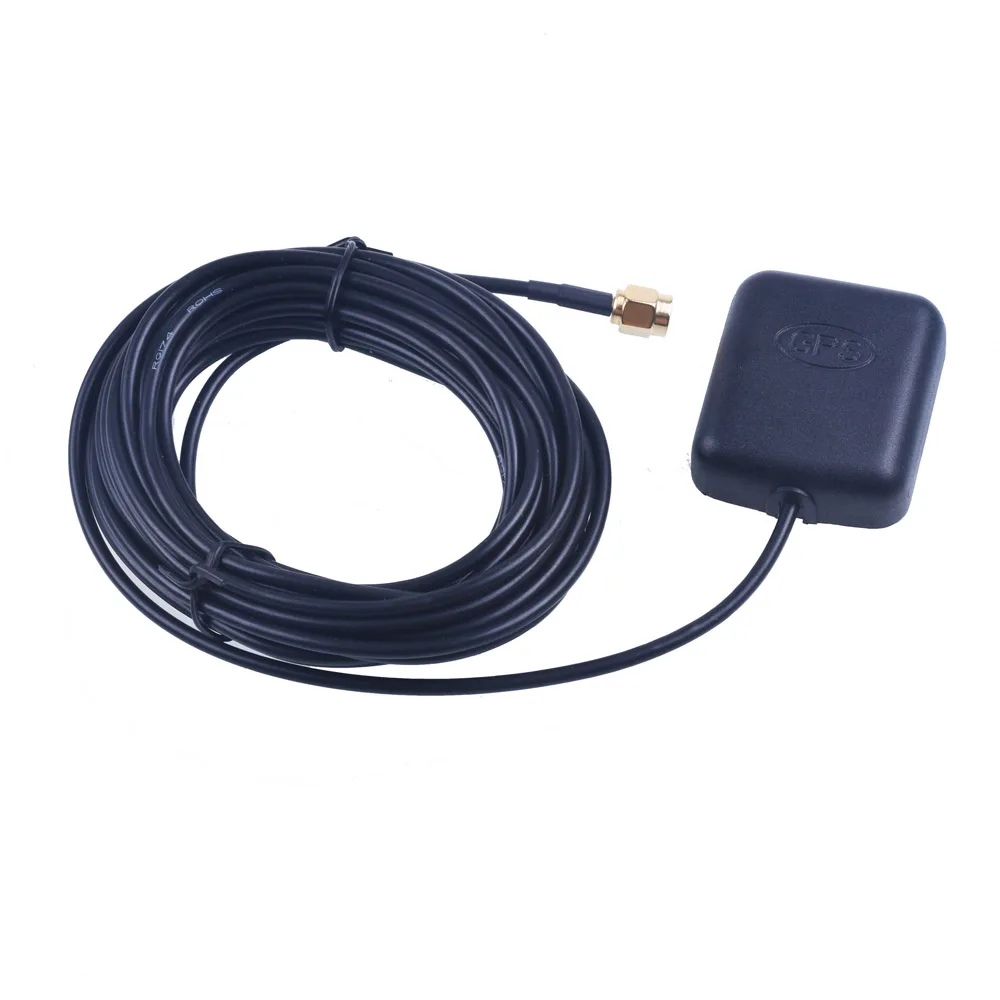 Connecteur USB de l'antenne GPS 1575.42MHz, câble noir gainé, prêt pour réception stable.