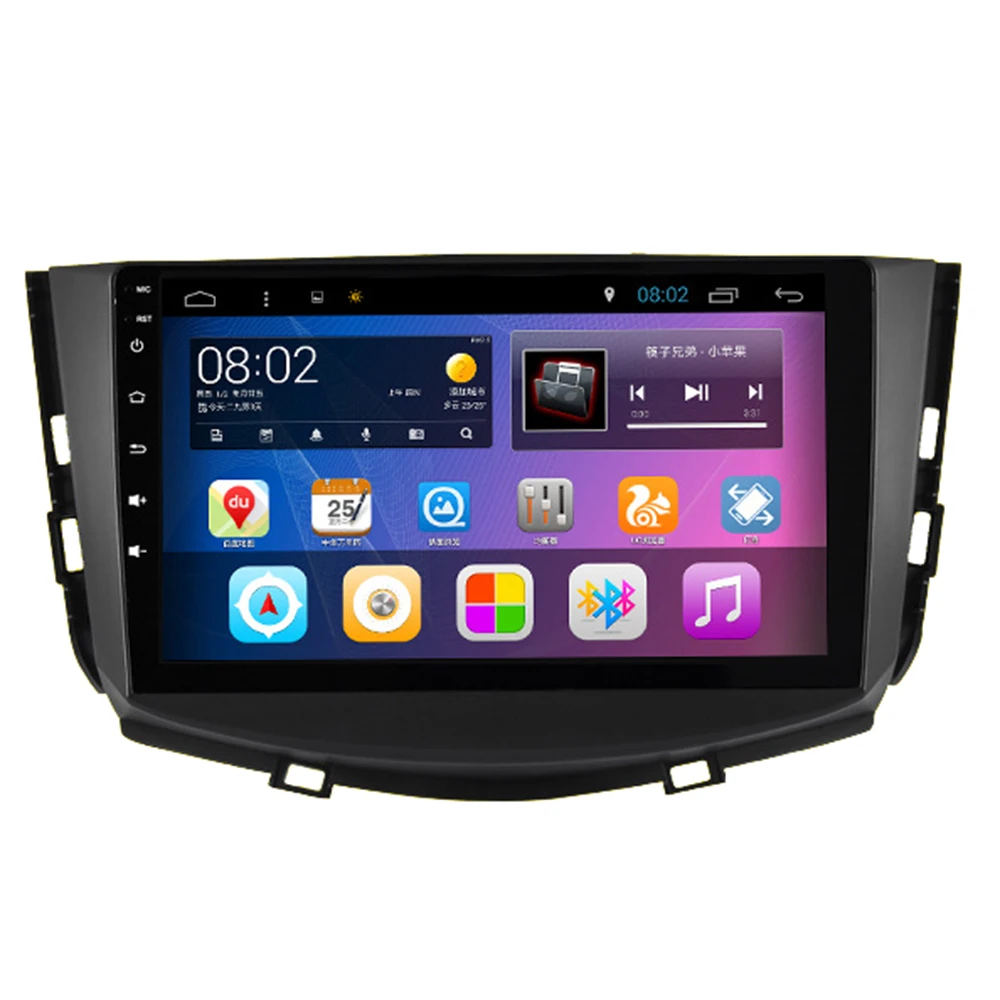  Panlelo Android 8.1 For Lifan X60 2 Din Auto Radio AM/FM MP3Player GPS Navigation BT Steering Wheel