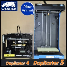 WANHAO 3D принтер FDM 3d принтер Дубликатор 5S большой размер печатная машина Лидер продаж с нитью для бесплатно