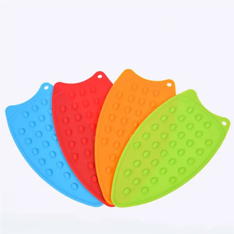 

Creative Silicone Iron Mat Anti-slip Heat Resistant Ironing Pad Insulation Boards Safety high temperature waterproof Pad &