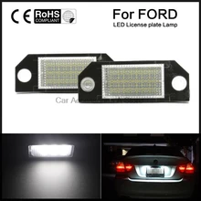 2 шт. светодио дный светодиодный номерной знак свет лампы белый свет для Ford Focus 2 C-Max