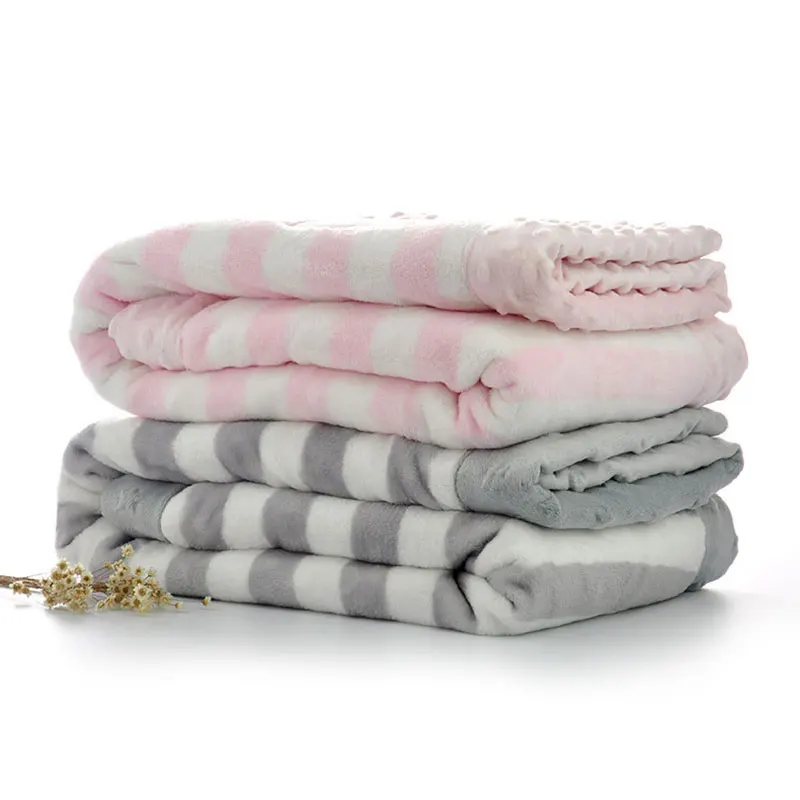 Двухслойное детское одеяло с рисунками животных из мультфильмов; теплое хлопковое детское одеяло для новорожденных; накидка для коляски; зимнее детское одеяло