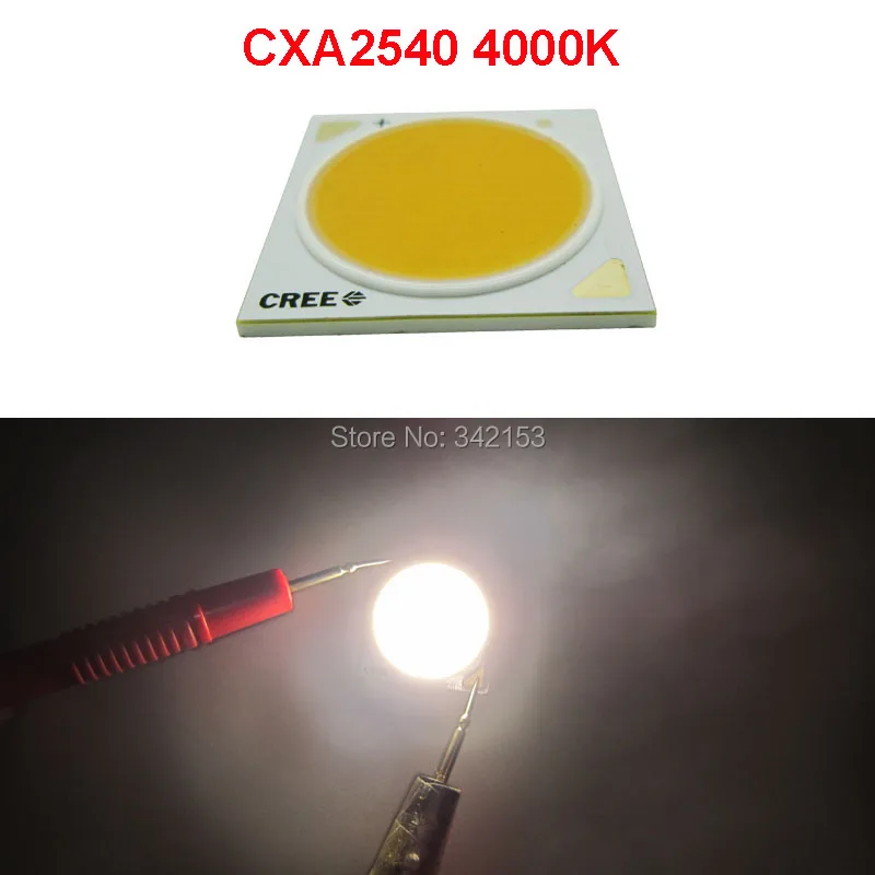 Cree CXA2540 CXA 2540 COB светодиодный излучатель лампы 5000K 4000K 3500K 3000K 36 V-42 V 2100MA 80CRI высокой интенсивности светодиодные бусины