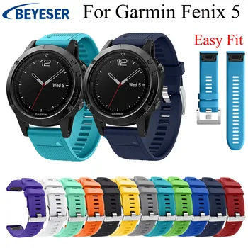 

For Garmin Fenix 5 Watch Band Strap for Garmin Fenix 5/5 Plus/Forerunner 935 Band Sport Silicone Quick Release Watch wrist band
