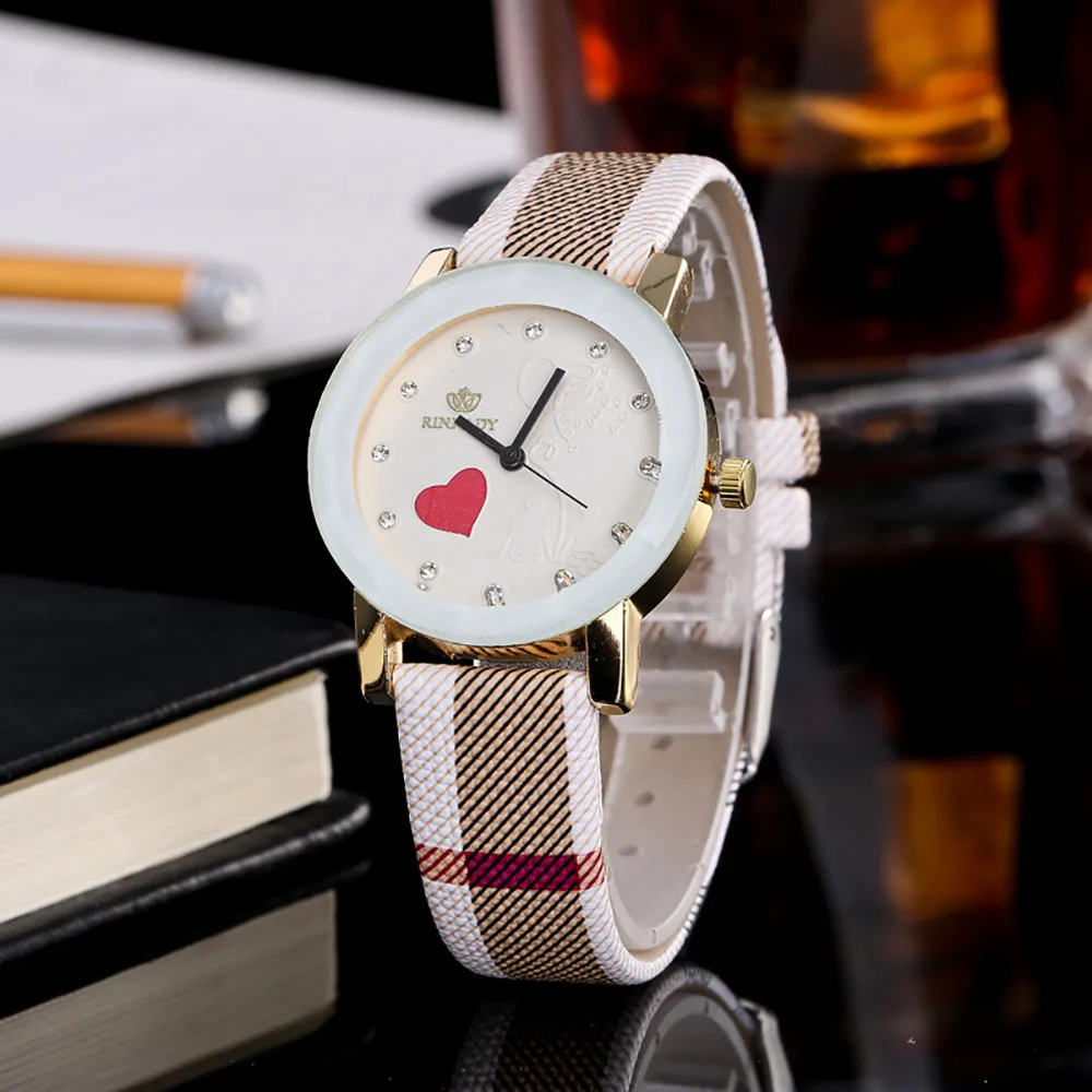 Женские Простые Модные повседневные наручные часы, женские наручные часы с кожаным ремешком, аналоговые кварцевые наручные часы из сплава, подарок для влюбленных