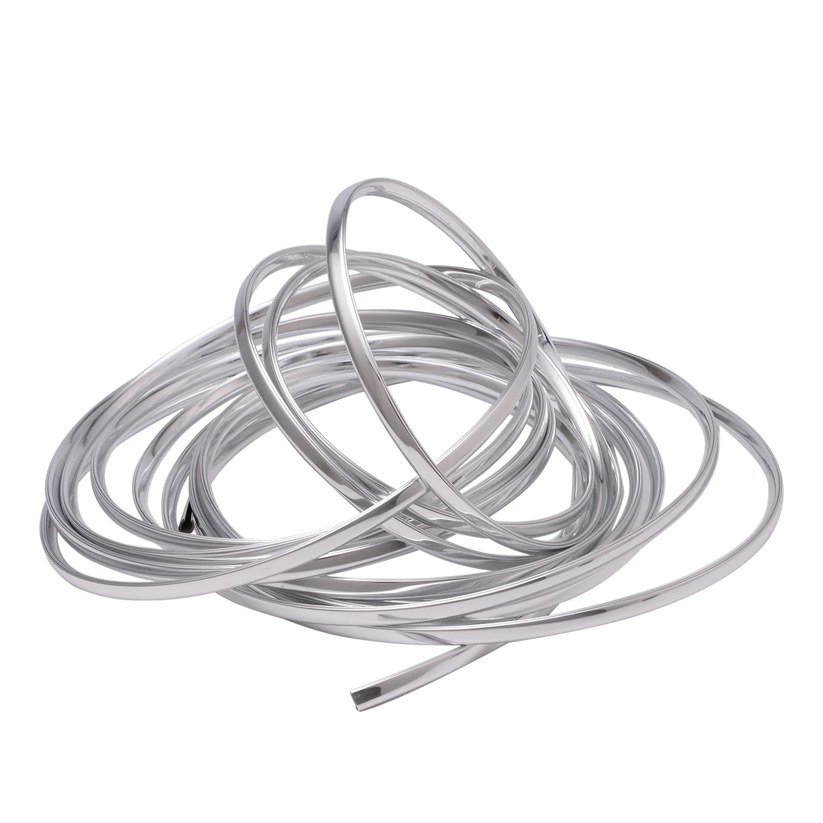 1 Roll 6M DIY Automobile Car Motor Interior Chrome Car Body Door Edge Moulding Trim Strip Scratch Guard Protector