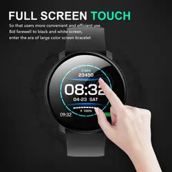 1,3 дюймов ips цветной экран дисплея 180mAh влагостойкие умные часы с ремешком спортивный браслет